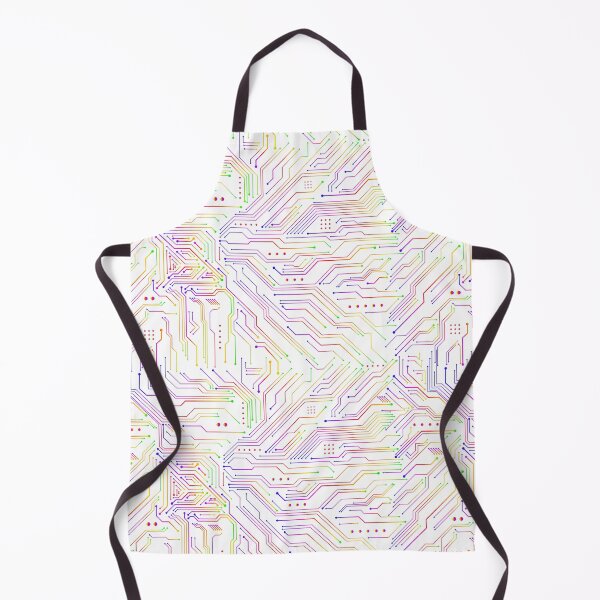 Item preview, Microchip Motherboard Rainbow Repeat Technology Computer Pattern designed and sold by KatelynMitalski.