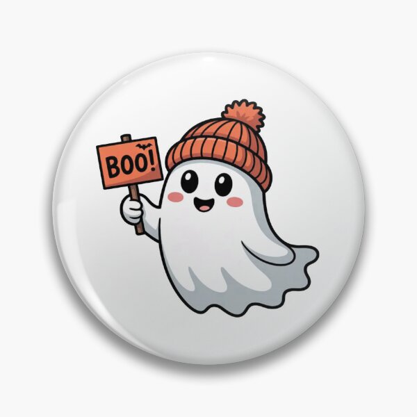 Item preview, Boo Ghost Holding A Sign Halloween designed and sold by Vastingan.