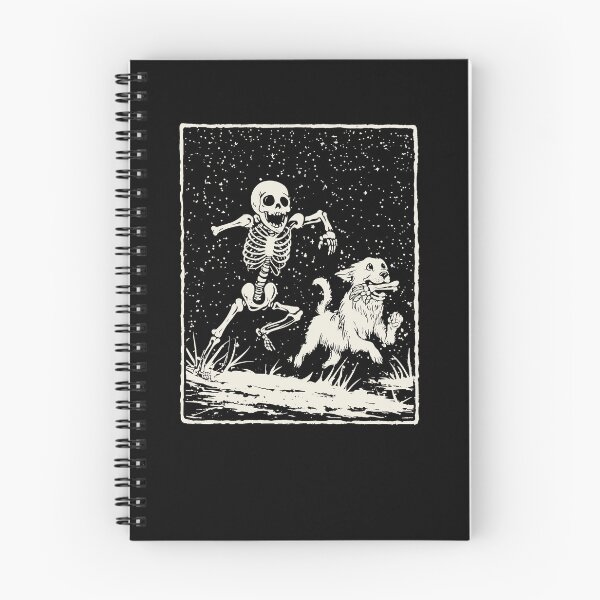 Item preview, Skeleton Chasing Dog, Halloween Dog designed and sold by Cutefy.