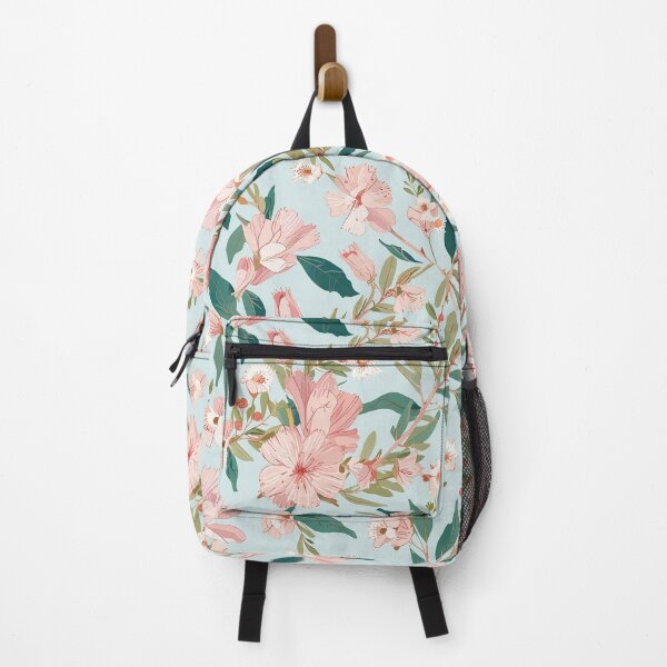 Item preview, Pastel Pink Floral Pattern With Green Leaves designed and sold by CoolPixels.