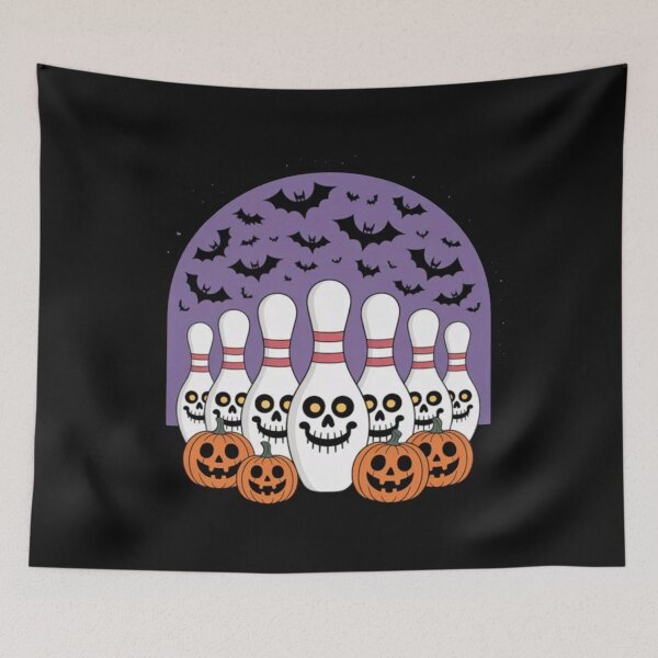 Item preview, Bowling Pins Skeleton Spooky Halloween designed and sold by Vastingan.