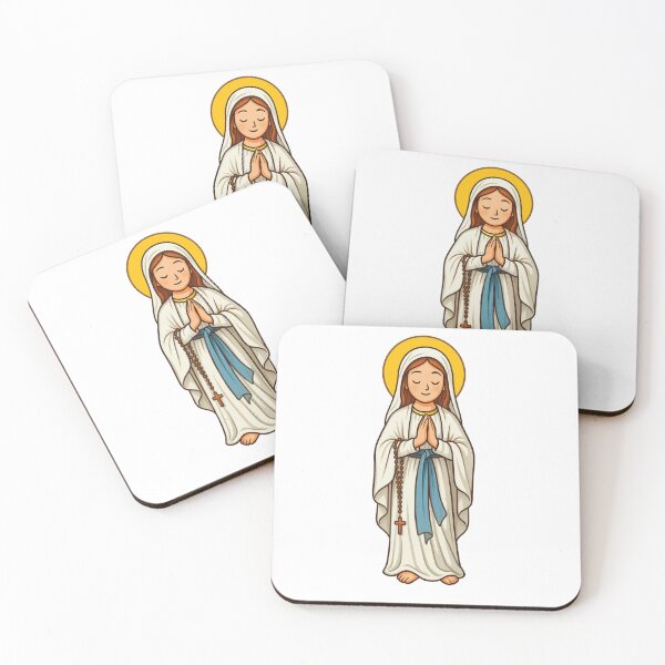 Item preview, Virgin of Lourdes (Our Lady) - Tender Illustration designed and sold by arteopolis.