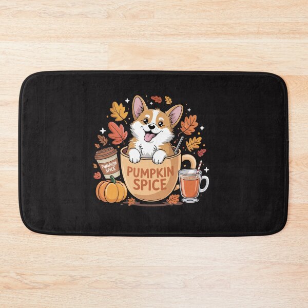 Item preview, Fall Coffee Pumpkin Spice Latte Iced Autumn Corgi  designed and sold by Ikwalima.