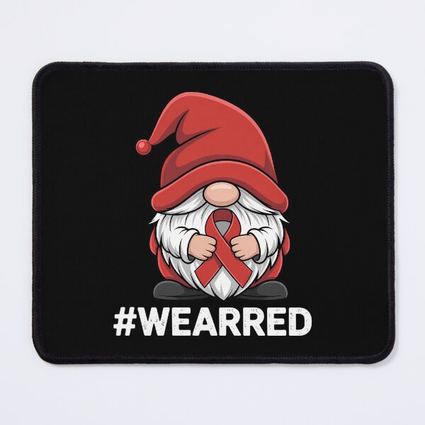Item preview, Christmas gnome drug free just say no wear red ribbon week designed and sold by ticlitule.