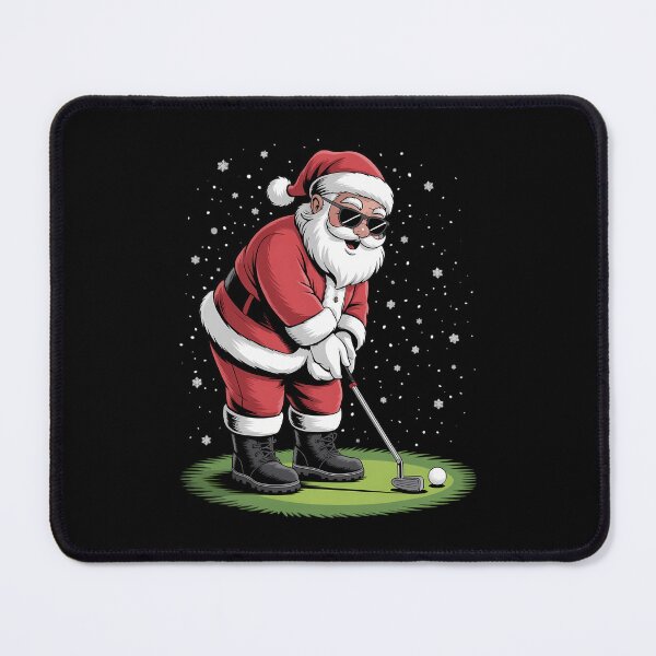 Item preview, Christmas Golf Santa Golfer Xmas Funny Christmas Golfing designed and sold by ticlitule.