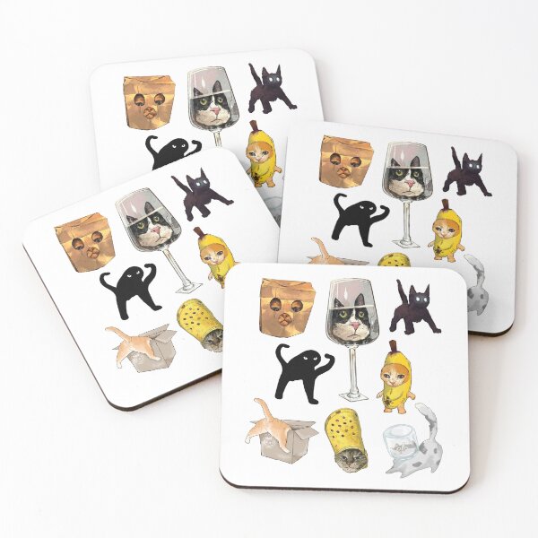 Item preview, Funny Meme Doodle Silly Cat designed and sold by RebeccaLittlee.