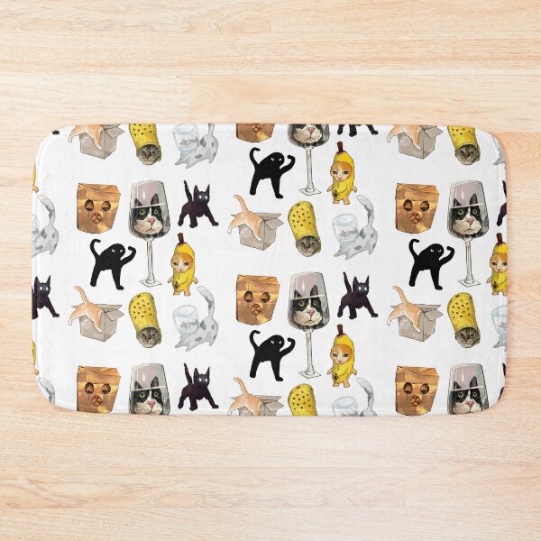 Item preview, Funny Meme Doodle Silly Cat designed and sold by RebeccaLittlee.