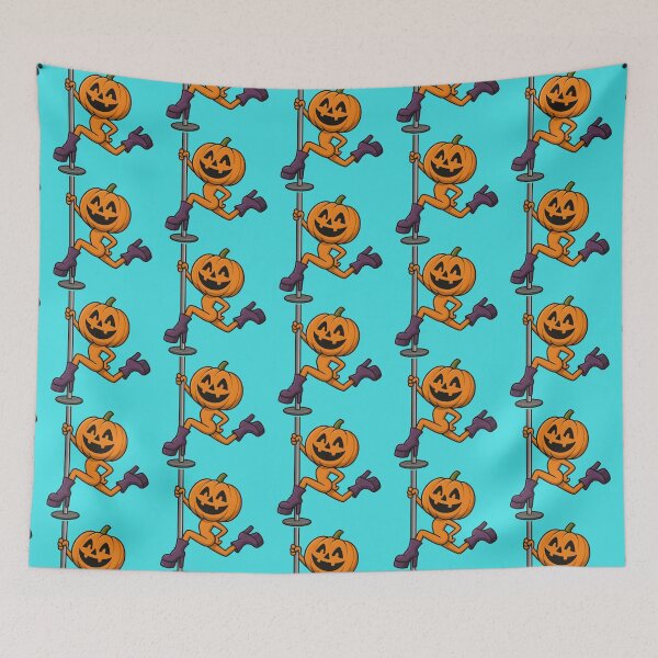 Item preview, Sky Blue Pumpkin Pole Dance - Halloween Pole Dancing Heels Pleaser designed and sold by InnerFlow.