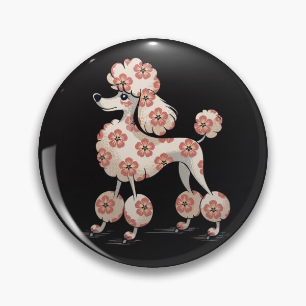 Aperçu de l'œuvre Fleur florale Caniche Maman Grand-mère Femmes Fête des Mères créée et vendue par Ikwalima.