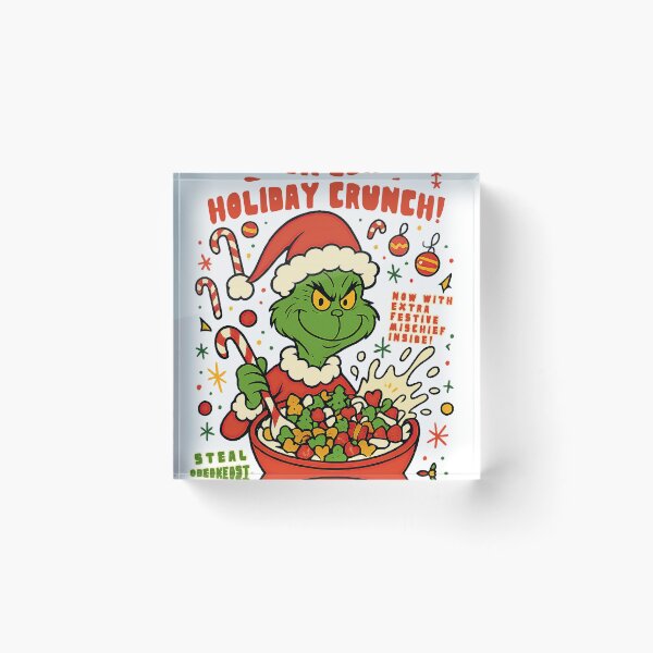 Item preview, Grinch Christmas Cereal Box designed and sold by Drip stamp.
