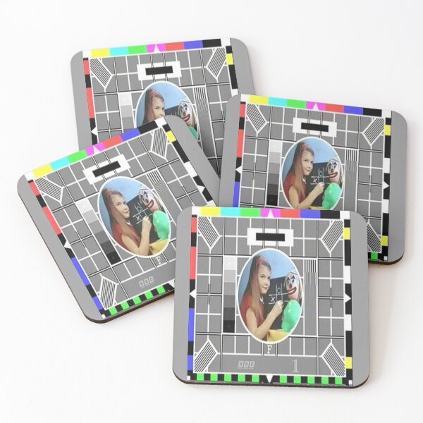 Item preview, BBC Test Card F Retro Nostalgia Art designed and sold by ViralByDesign.