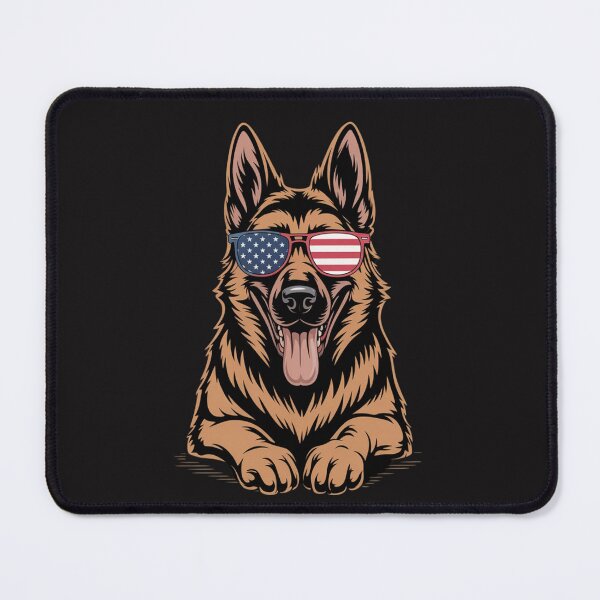 Item preview, German Shepherd American Flag Sunglasses Patriotic designed and sold by Ikwalima.