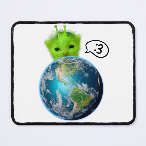 Item preview, Funny Meme Alien Baby Cat designed and sold by RebeccaLittlee.