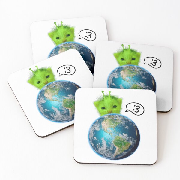 Item preview, Funny Meme Alien Baby Cat designed and sold by RebeccaLittlee.