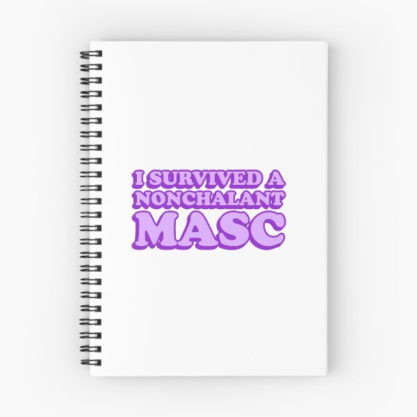 Item preview, i survived a nonchalant masc designed and sold by wordswithfonts.