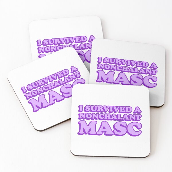 Item preview, i survived a nonchalant masc designed and sold by wordswithfonts.