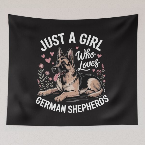 Item preview, German Shepherd Art For Girls Women Kids Dog Lovers designed and sold by Ikwalima.