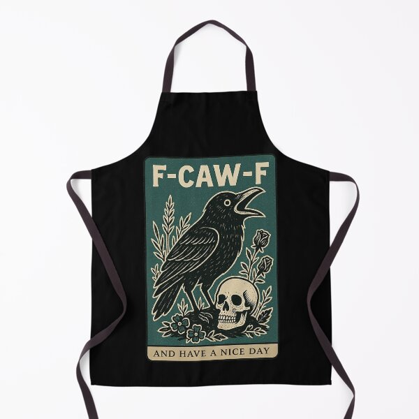 Item preview, F-Caw-F And Have A Nice Day Polite Black Crow Funny designed and sold by d247.
