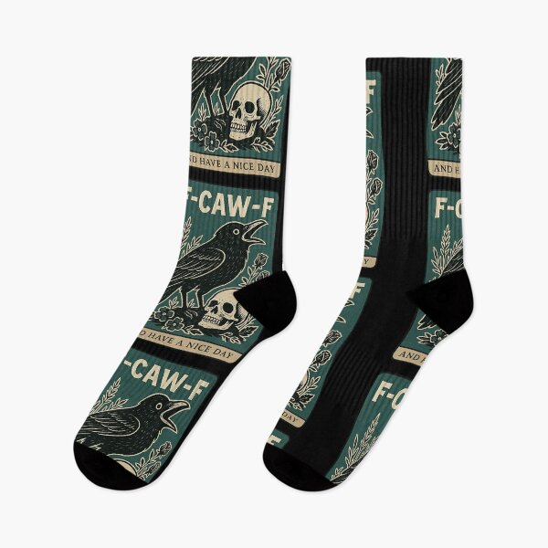 Item preview, F-Caw-F And Have A Nice Day Polite Black Crow Funny designed and sold by d247.