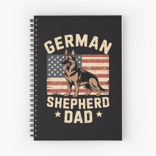 Item preview, German Shepherd Dad American Flag German Shepherds designed and sold by Ikwalima.