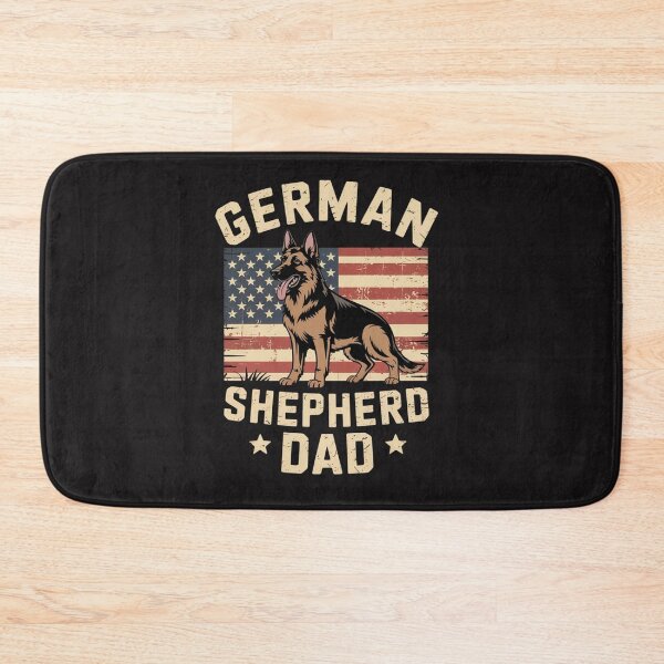 Item preview, German Shepherd Dad American Flag German Shepherds designed and sold by Ikwalima.