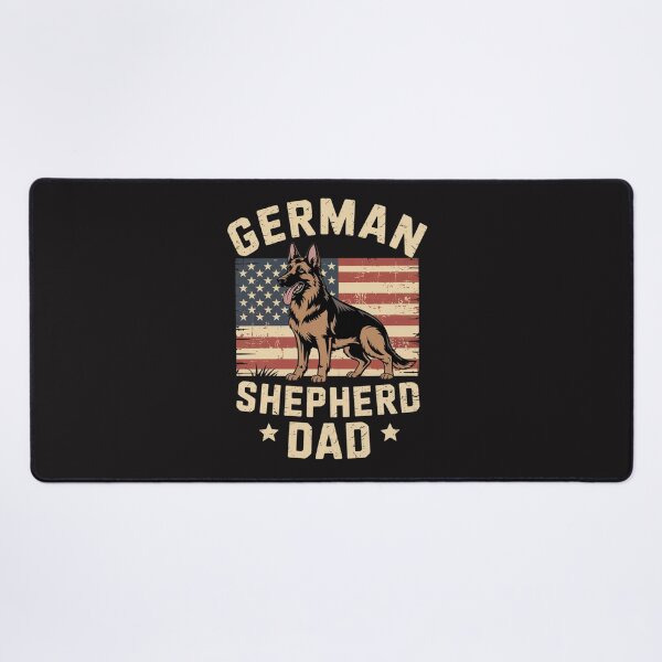 Item preview, German Shepherd Dad American Flag German Shepherds designed and sold by Ikwalima.