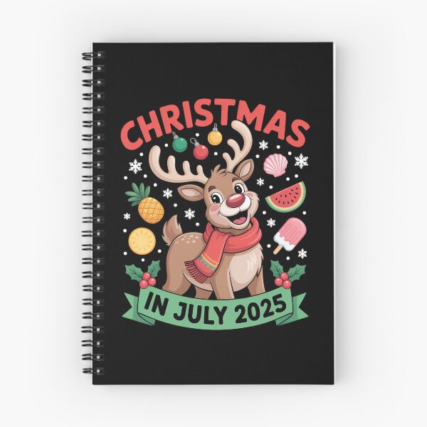 Item preview, Christmas In July 2025 Reindeer Xmas Lights Summer designed and sold by BiellaSar.