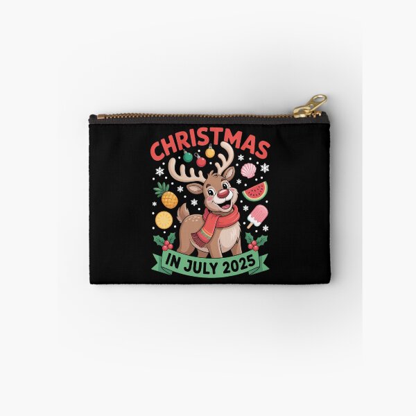 Item preview, Christmas In July 2025 Reindeer Xmas Lights Summer designed and sold by BiellaSar.