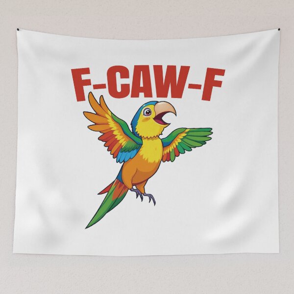 Item preview, F-Caw-F Parrot. designed and sold by EunsooLee.