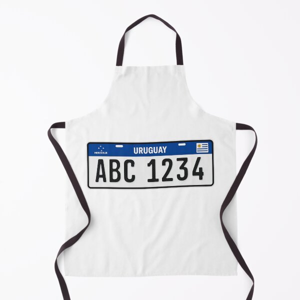 Item preview, Uruguay License Plate Sticker – Mercosur Style Car Plate designed and sold by CleanQuotes.