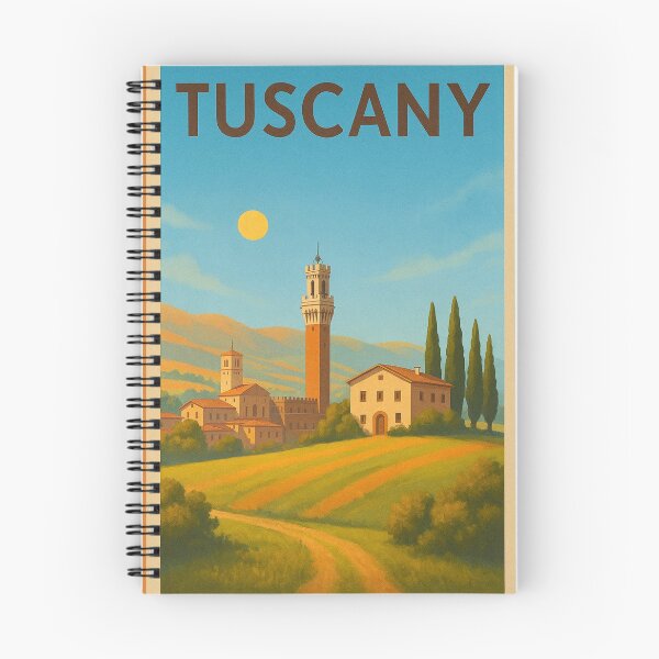Item preview, Tuscany Italy Travel Art – Rolling Hills, Cypress Trees and Italian Countryside Souvenir designed and sold by Annika Shurafa.