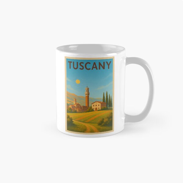 Item preview, Tuscany Italy Travel Art – Rolling Hills, Cypress Trees and Italian Countryside Souvenir designed and sold by Annika Shurafa.