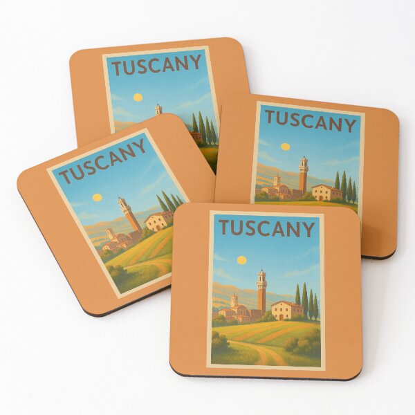 Item preview, Tuscany Italy Travel Art – Rolling Hills, Cypress Trees and Italian Countryside Souvenir designed and sold by Annika Shurafa.
