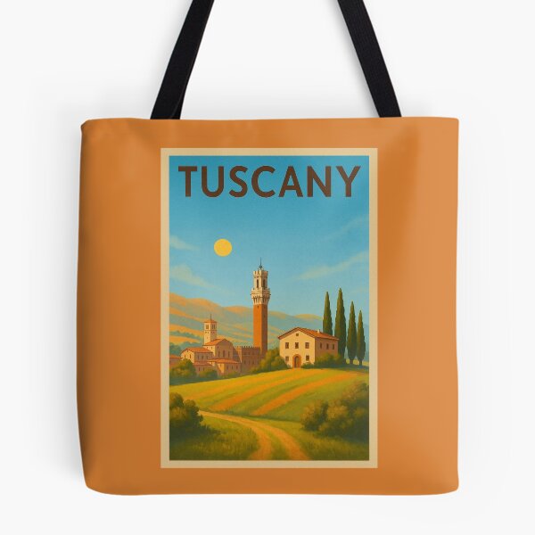 Item preview, Tuscany Italy Travel Art – Rolling Hills, Cypress Trees and Italian Countryside Souvenir designed and sold by Annika Shurafa.