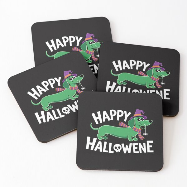 Item preview, Happy Halloweenie Cute Viennese Dog Dachshund Halloween designed and sold by Ikwalima.