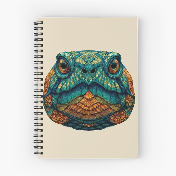 Item preview, Turtle Head Neon Illustration – Spirit Animal Mosaic Design designed and sold by Meiersbeste.