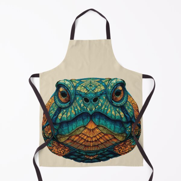 Item preview, Turtle Head Neon Illustration – Spirit Animal Mosaic Design designed and sold by Meiersbeste.