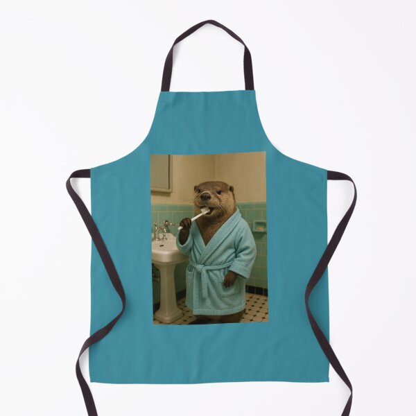 Item preview, Otter Brushing His Teeth designed and sold by Tridentulus.