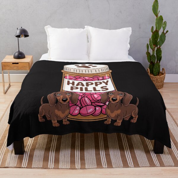 Item preview, Happy Pills Dachshund designed and sold by Ikwalima.
