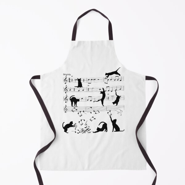 Item preview, Cat Playing Clef Notes Piano Music Funny Musical Cats Cute Gift designed and sold by Elizabethjen1.