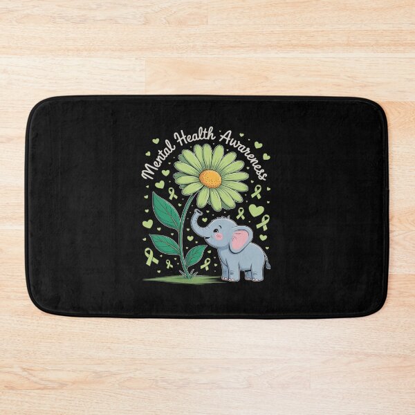 Item preview, Mental Health Awareness Month Green Ribbon sunflower designed and sold by itsnothatweird.