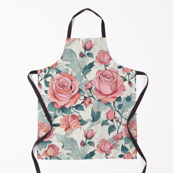 Item preview, Pink Rose Pattern With Green Foliage designed and sold by CoolPixels.