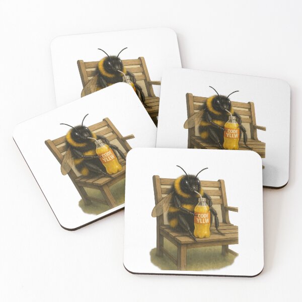 Item preview, Bumblebee with a Code Yellow Soda designed and sold by thehaywirehoney.