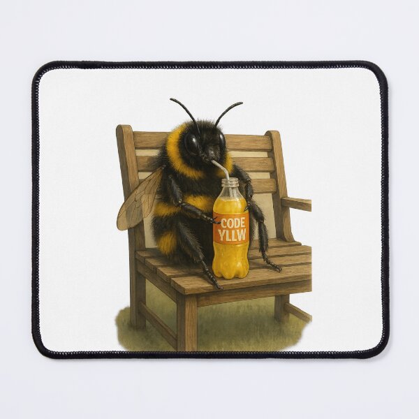Item preview, Bumblebee with a Code Yellow Soda designed and sold by thehaywirehoney.