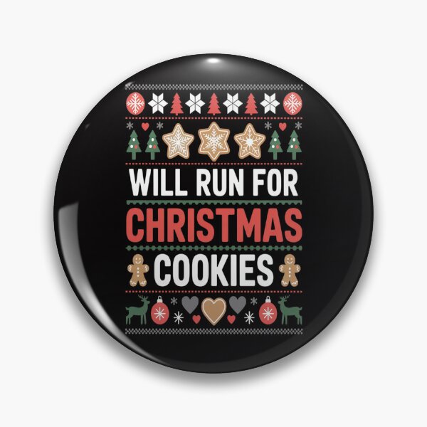 Item preview, Will Run For Christmas Cookies Gingerbread Lover designed and sold by VladoZork.