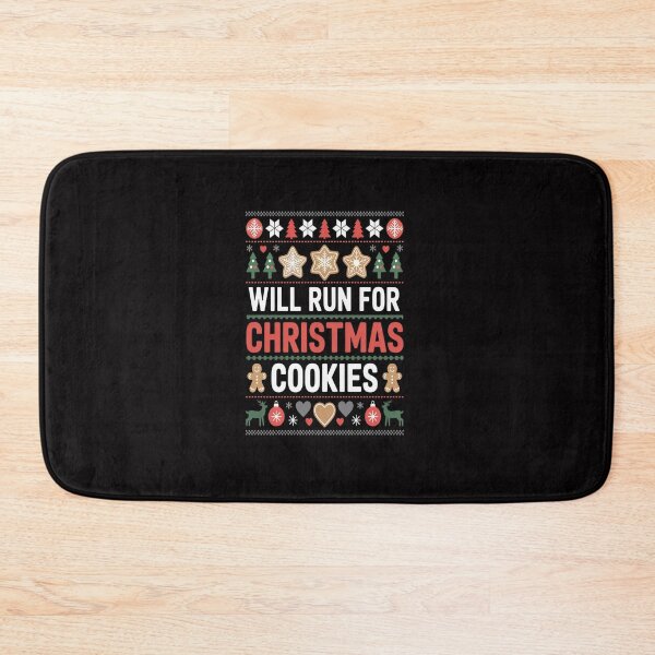 Item preview, Will Run For Christmas Cookies Gingerbread Lover designed and sold by VladoZork.