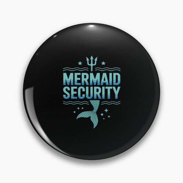 Item preview, Mermaid Security Squad Matching Trident Birthday Love Merman designed and sold by itsnothatweird.
