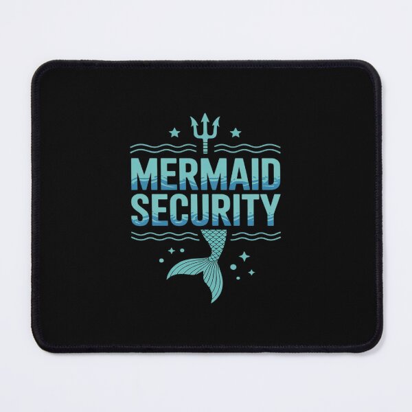 Item preview, Mermaid Security Squad Matching Trident Birthday Love Merman designed and sold by itsnothatweird.
