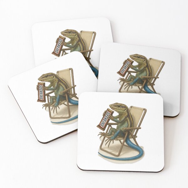 Item preview, Blue Tailed Skink Enjoying a Candy bar designed and sold by thehaywirehoney.