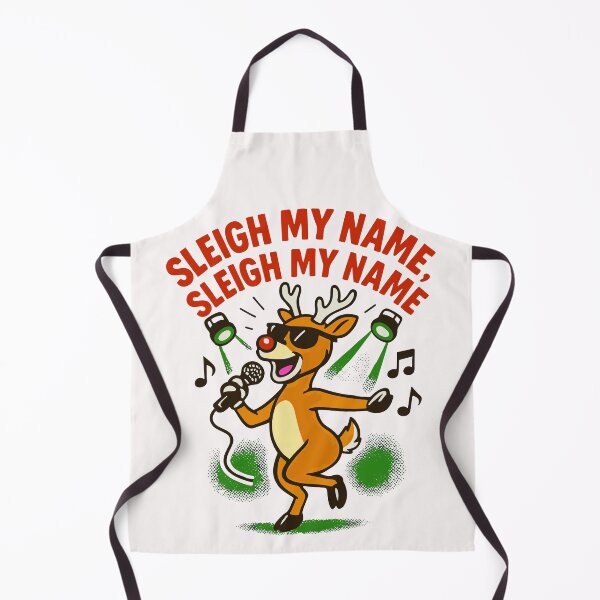 Item preview, Sleigh My Name Funny Pun Reindeer Karoake designed and sold by JeaniesShop.